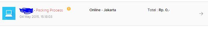 Packing Process sampai 1 bulan lebih JakartaNotebook