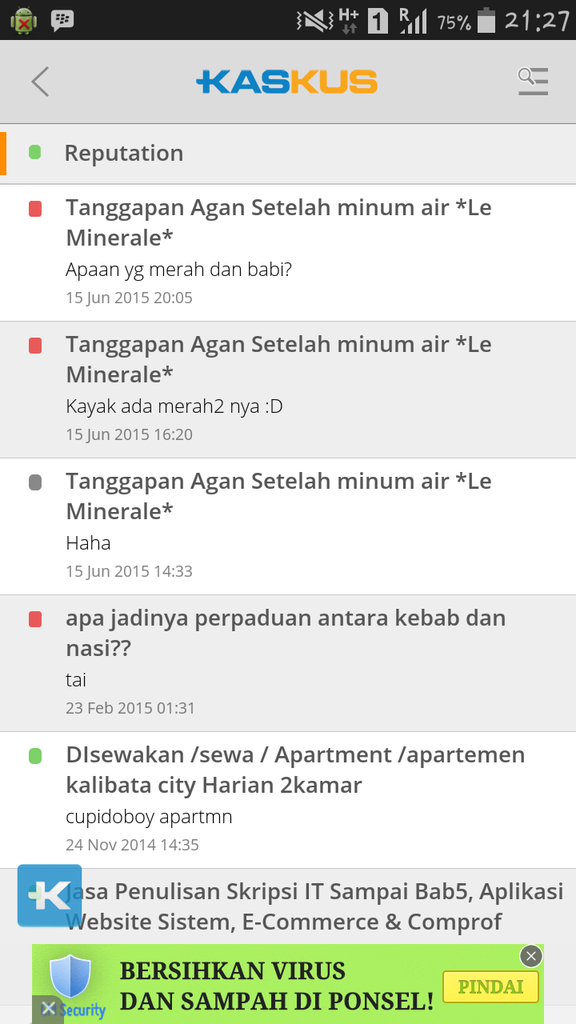 Tanggapan Agan Setelah minum air *Le Minerale*