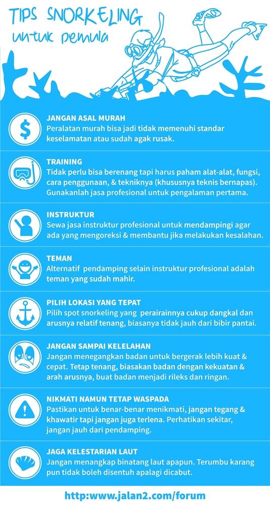 Tips Snorkeling Untuk Pemula
