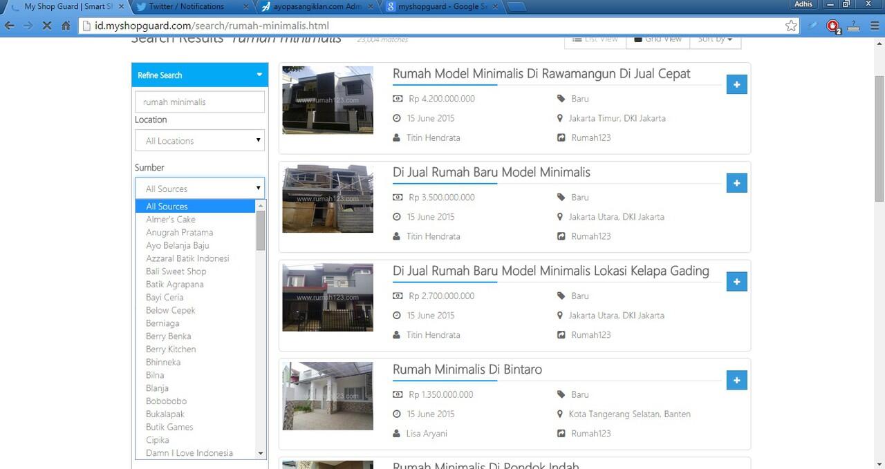 Muncul situs perbandingan harga MYSHOPGUARD.COM