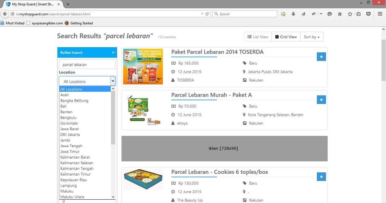 Muncul situs perbandingan harga MYSHOPGUARD.COM