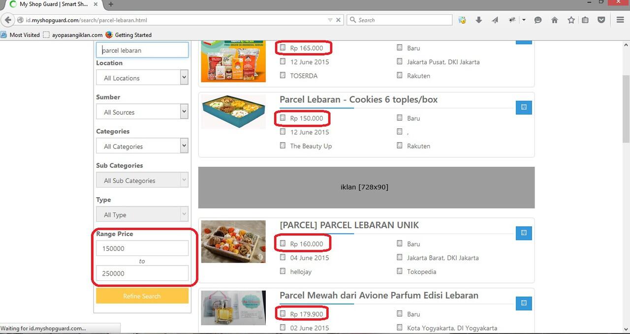 Muncul situs perbandingan harga MYSHOPGUARD.COM