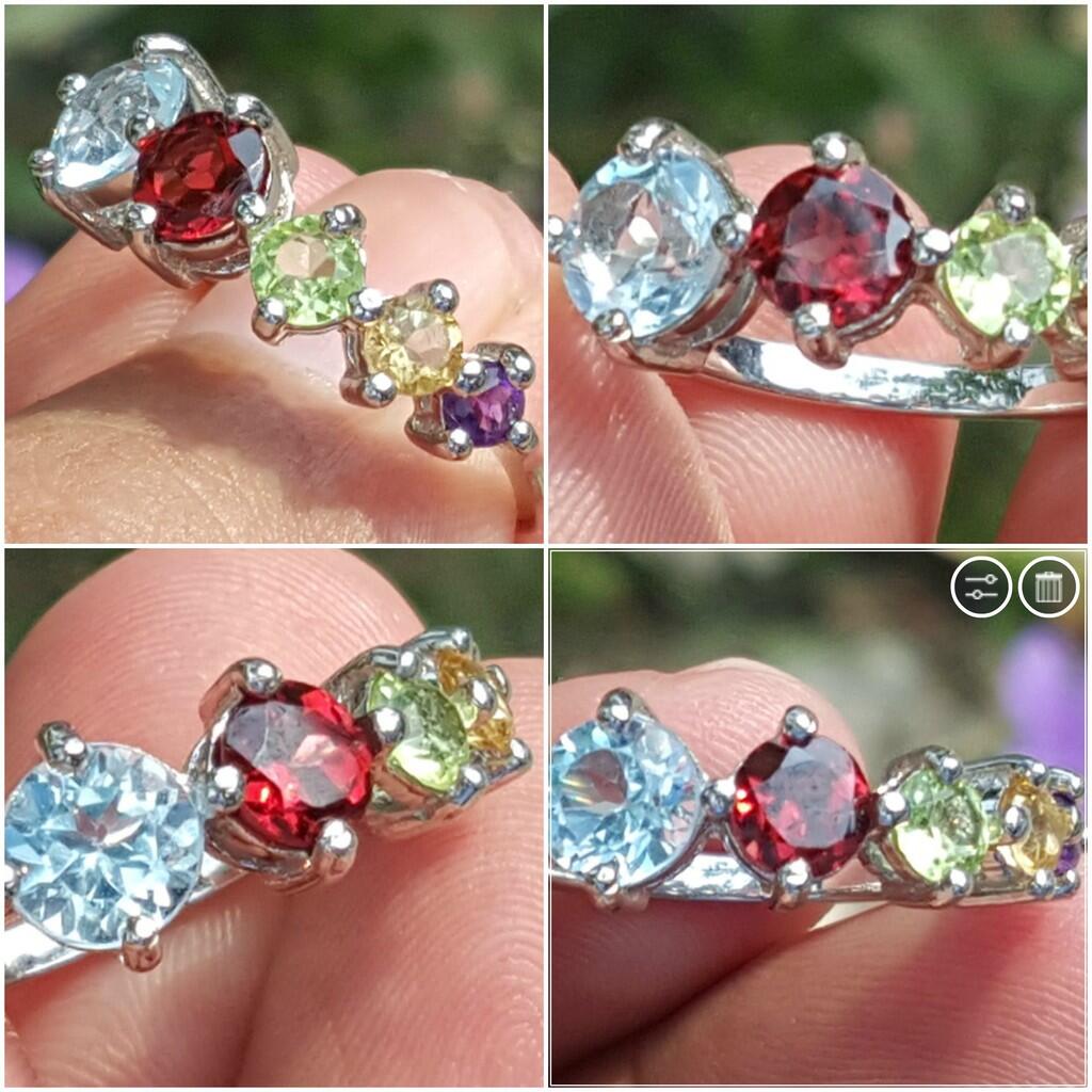 LELANG ANTI MAINSETRUM! (BLACK DIAMOND, FIRE OPAL, TOP GEMS IN SILVER 925, DLL!!)