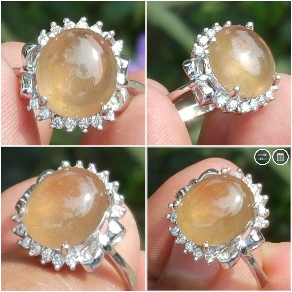 LELANG ANTI MAINSETRUM! (BLACK DIAMOND, FIRE OPAL, TOP GEMS IN SILVER 925, DLL!!)