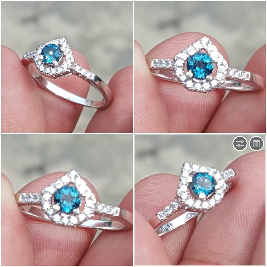 LELANG ANTI MAINSETRUM! (BLACK DIAMOND, FIRE OPAL, TOP GEMS IN SILVER 925, DLL!!)