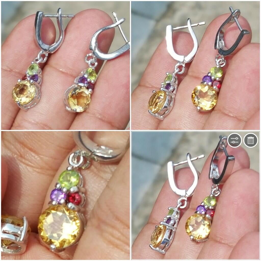 LELANG ANTI MAINSETRUM! (BLACK DIAMOND, FIRE OPAL, TOP GEMS IN SILVER 925, DLL!!)