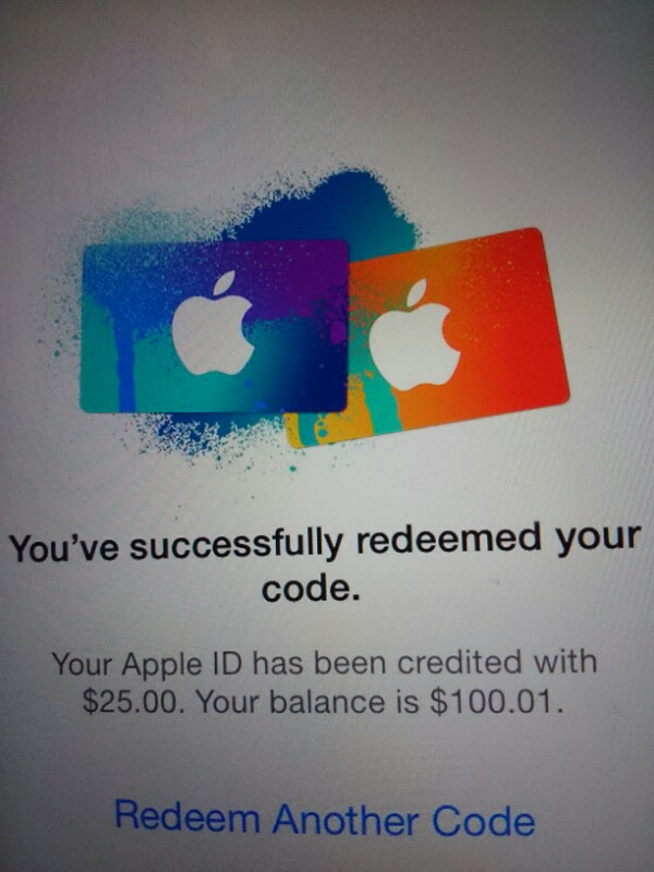 itunes gift card usa