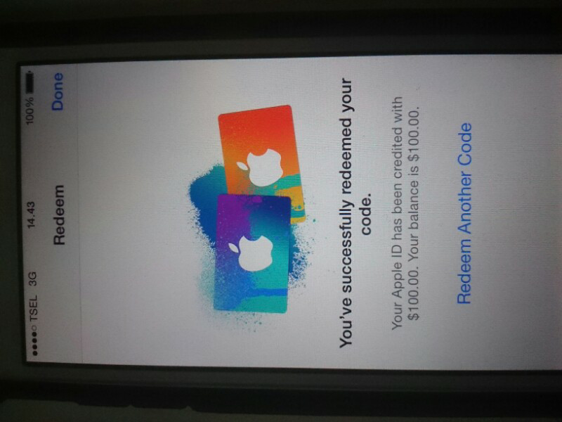 itunes gift card usa