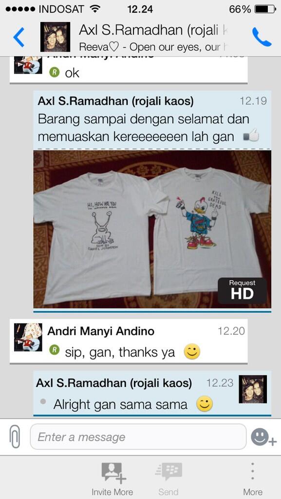 Testimonial Lapak Kaos Kurt Cobain (Since 2012) theandino