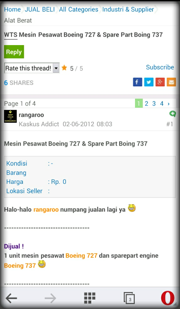 IDE Bikin Rangka Pesawat