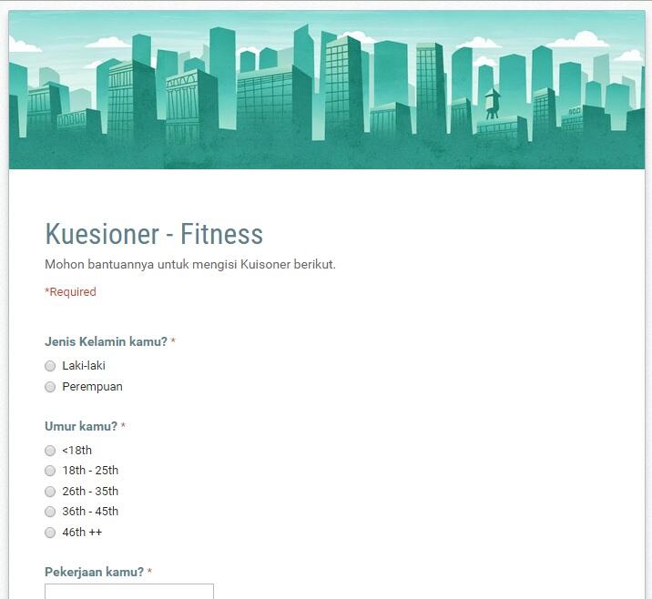 &#91;HELP&#93; Bantu isi Kuesioner, Untuk yg Sedang, pernah, atau tertarik dgn Gym/Fitness
