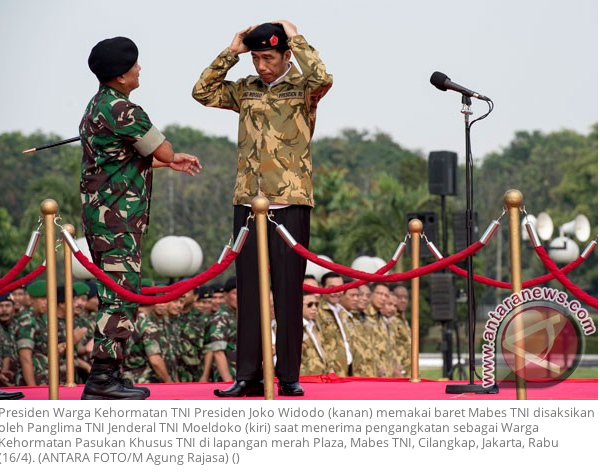 Gaya Militer Ala Jokowi