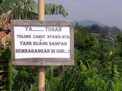 &#91;Bikin Ngakak&#93; Berbagai Tanda Peringatan Unik yang Hanya Ada di Indonesia