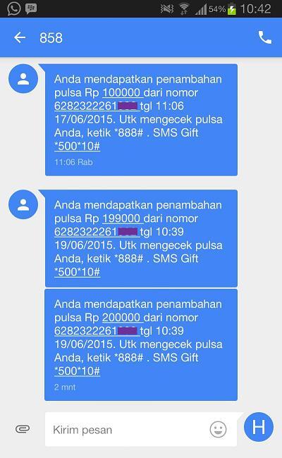 Jual Pulsa Transfer TELKOMSEL Murah