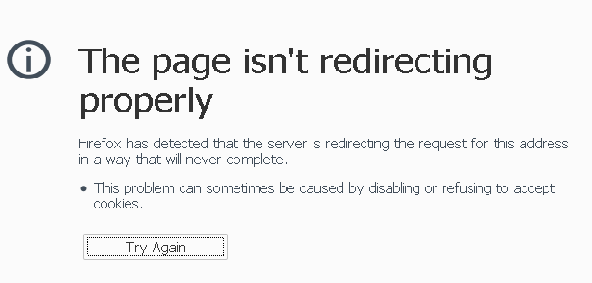 ERROR URL WEB