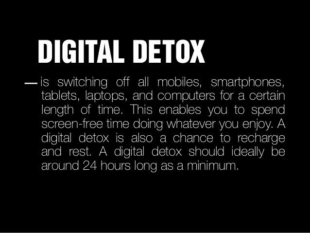 TREN DIGITAL DETOX