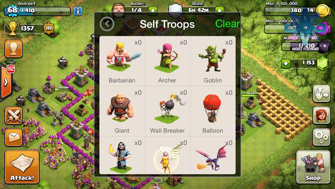 Tentang Sandbox Attack xmod (Clash of clans)