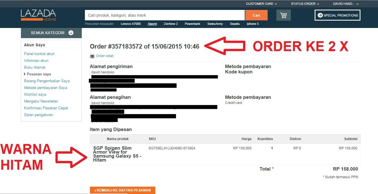 LAZADA SANGAT MENGECEWAKAN