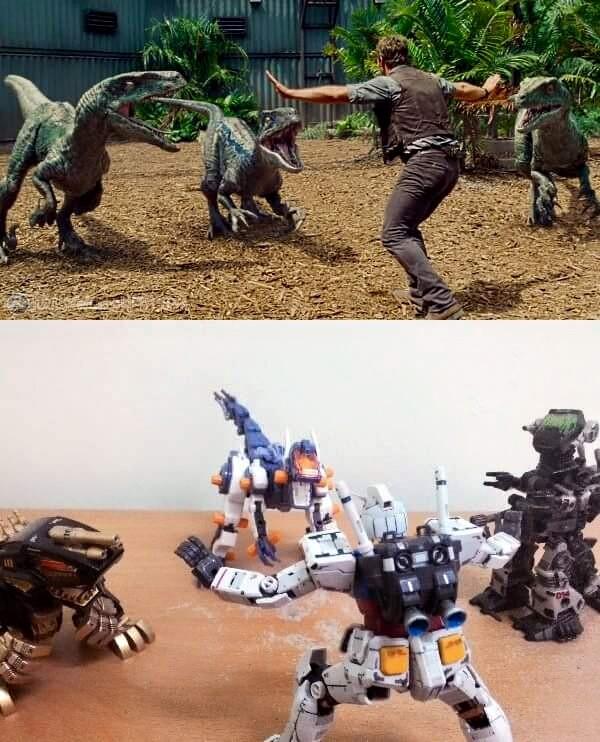 Parodi Adegan Melatih Raptor ‘Jurrasic World' (Spoiler Inside )