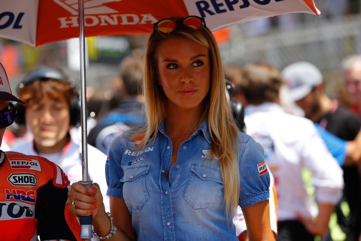 Paddock Girl Moto GP 2015 GP Catalunya Spain