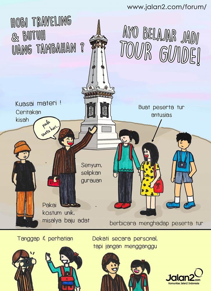 Belajar Menjadi Tour Guide