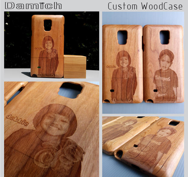 Wood Case HTC, Nexus, iPhone, Oneplus, Samsung, LG - CUSTOM CASE LASER ENGRAVING