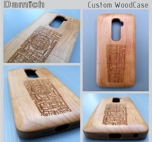 Wood Case HTC, Nexus, iPhone, Oneplus, Samsung, LG - CUSTOM CASE LASER ENGRAVING
