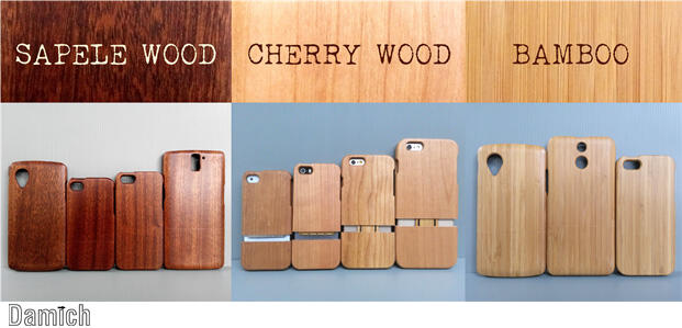 Wood Case HTC, Nexus, iPhone, Oneplus, Samsung, LG - CUSTOM CASE LASER ENGRAVING
