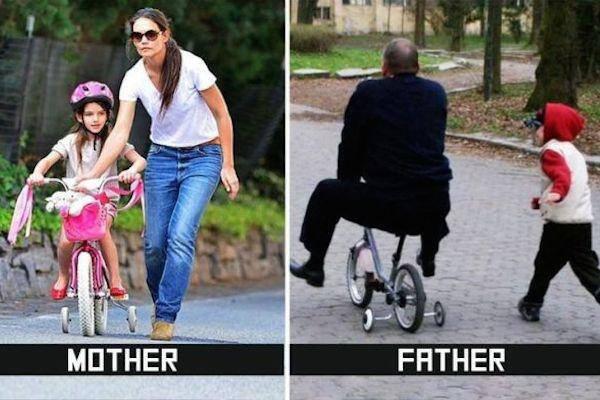 Ini dia bray, Perbedaan antara emak dan Bapak