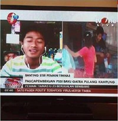 Kompetisi Mandeg, Bayu Gatra Pemain Timnas Jualan Sembako !!!