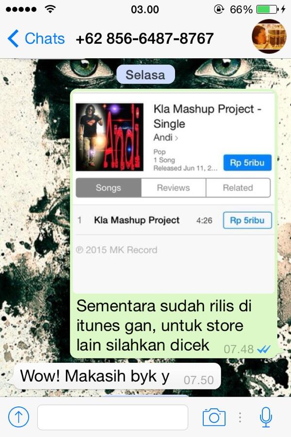 Jasa Upload/Jual Lagu ke iTunes, Path, etc MURAH!!!