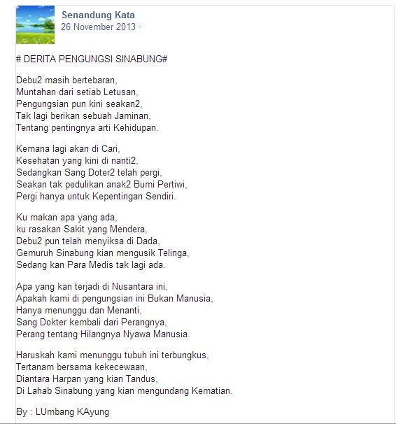 BEDANYA RESPON BANTUAN KE PENGUNGSI SINABUNG VS PENGUNGSI ROHINGYA