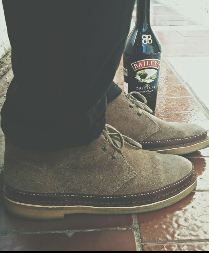 Clarks Desert Guard Taupe Suede sz 8uk