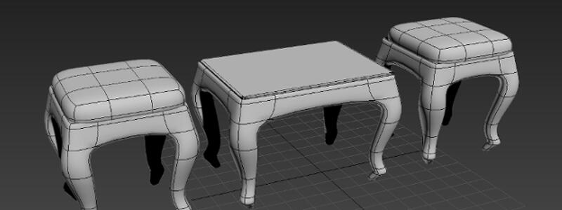 Architectural - Int - Chair Modeling 01