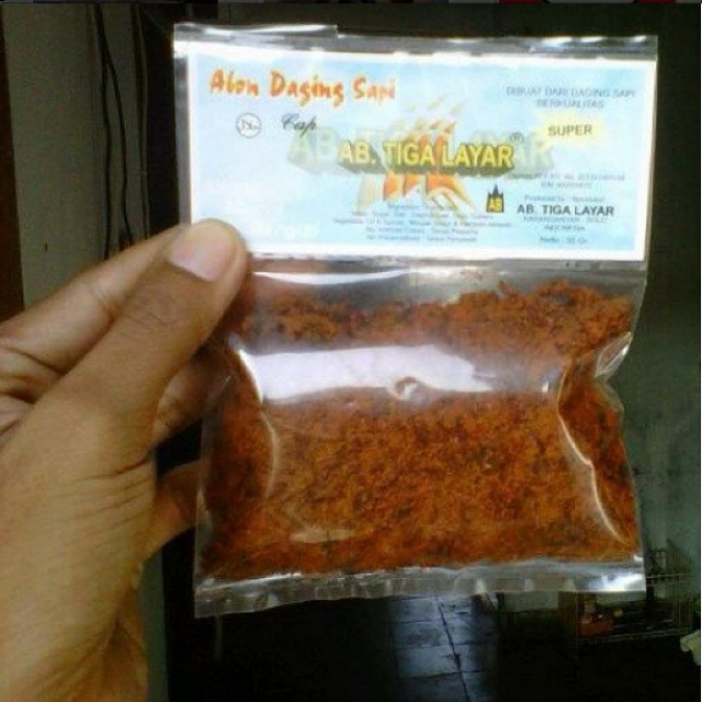 makanan ringan abon sapi dan abon ayam kota solo