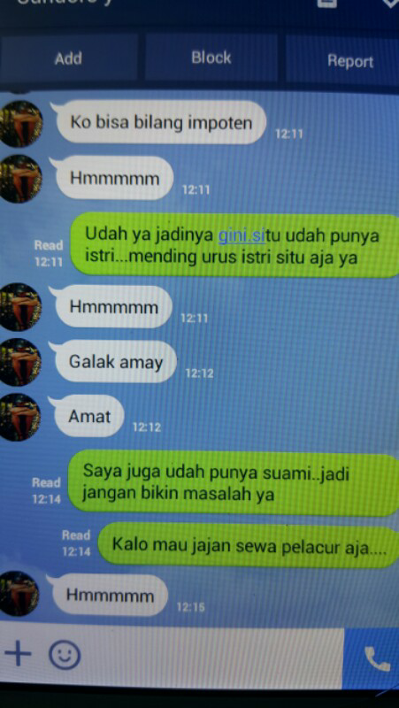 contoh suami yang gak puas sama istri sendiri