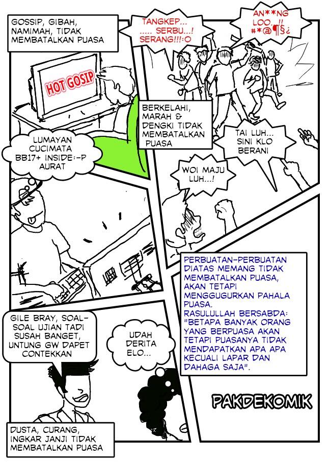 Komik Puasa Bikin Agan Tambah Ilmu 