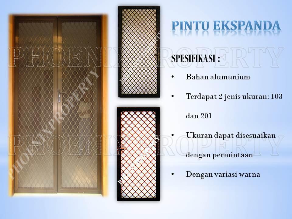  pintu  expanda kasa nyamuk folding  door sekat kamar  