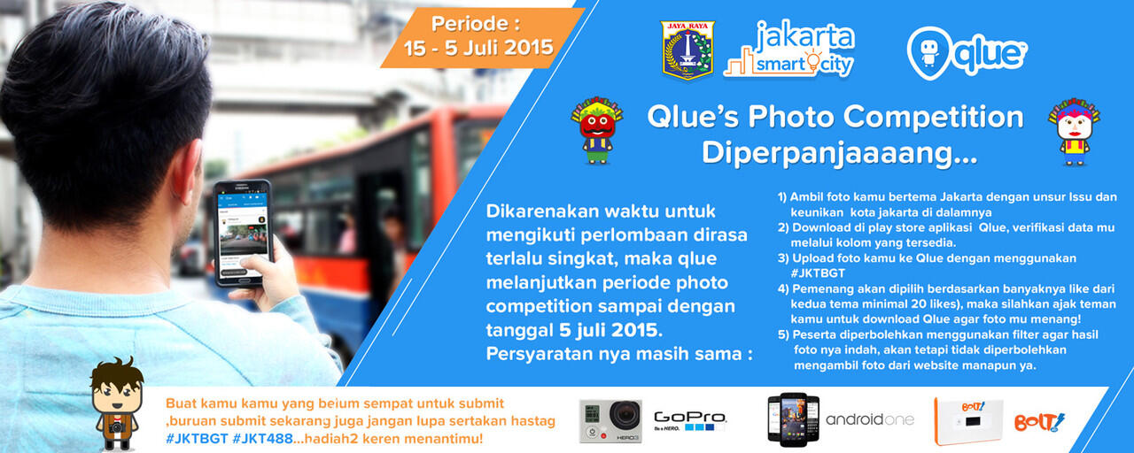 PHOTO COMPETITION QLUE DIPERPANJANG, BERHADIAH GO-PRO!!!!!