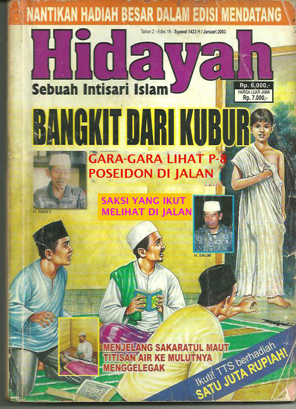 Ini sosok orang yang menggambar ilustrasi seram di majalah Hidayah