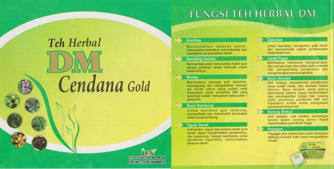 Teh Herbal DM Cendana Gold