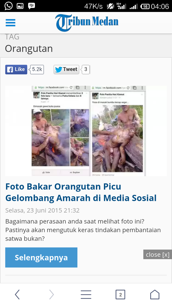 lagi media tribun news buat berita fitnah dan provokativ menyudutkan islam