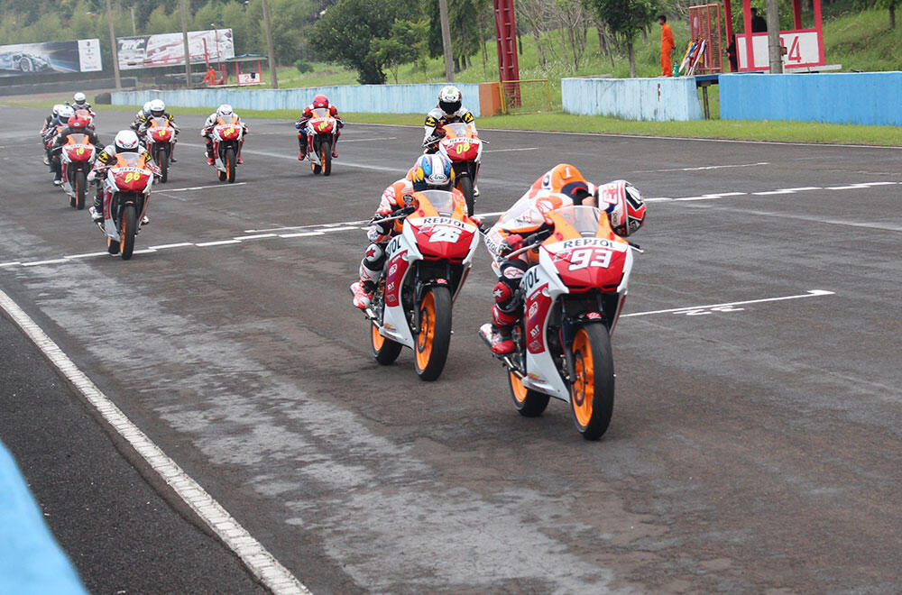 Momen RACE bareng Marc Marquez dan Dani Pedrosa