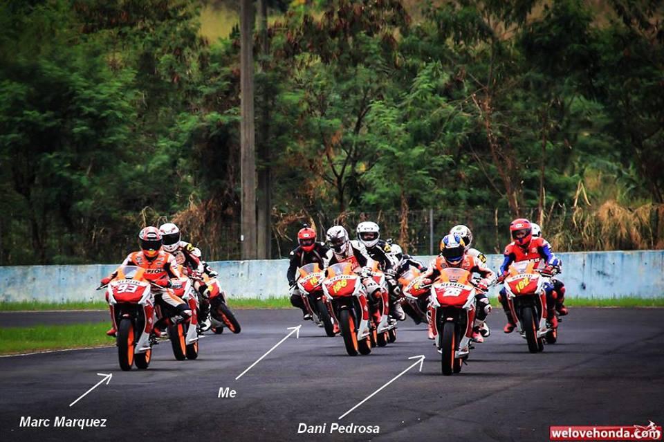 Momen RACE bareng Marc Marquez dan Dani Pedrosa