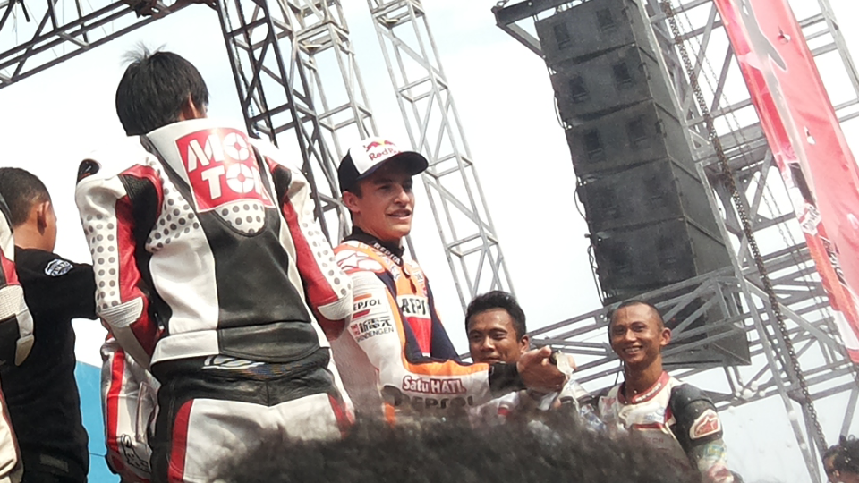 Momen RACE bareng Marc Marquez dan Dani Pedrosa