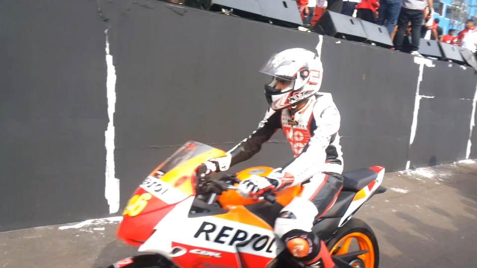 Momen RACE bareng Marc Marquez dan Dani Pedrosa