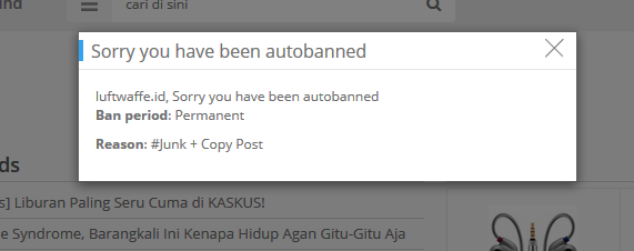 Surat Terbuka Kepada Moderator Kaskus Perihal Banned Account