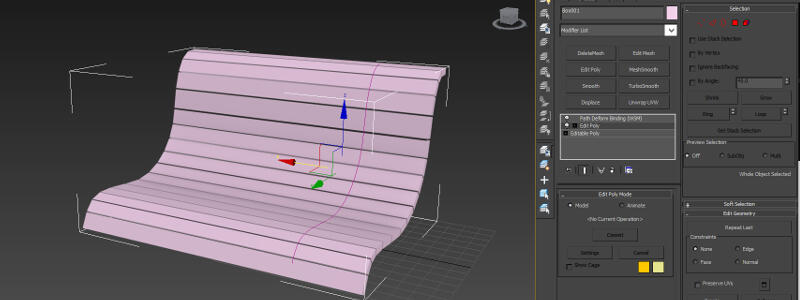 Architectural - Int - Garden Chair Modeling 02