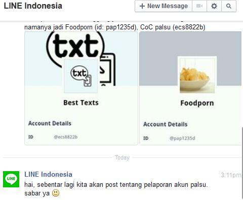 Modus Penipuan di LINE (FREE KFC, FREE GEM CoC)