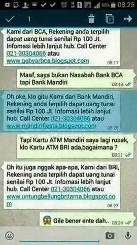 Tukang tipu undian berhadiah INI ngotot banget